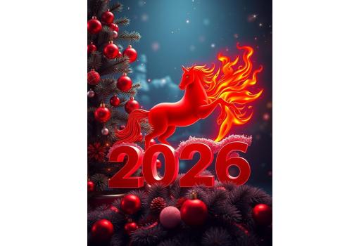 Поздравляем с наступающим Новым 2026 годом!