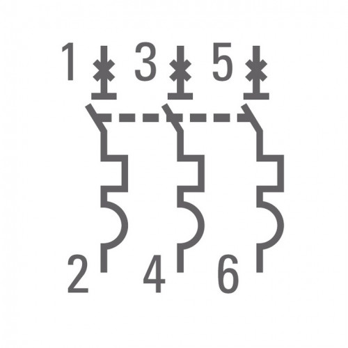 Авт. выкл. 3P 16А (C) 4,5kA ВА 47-63 EKF