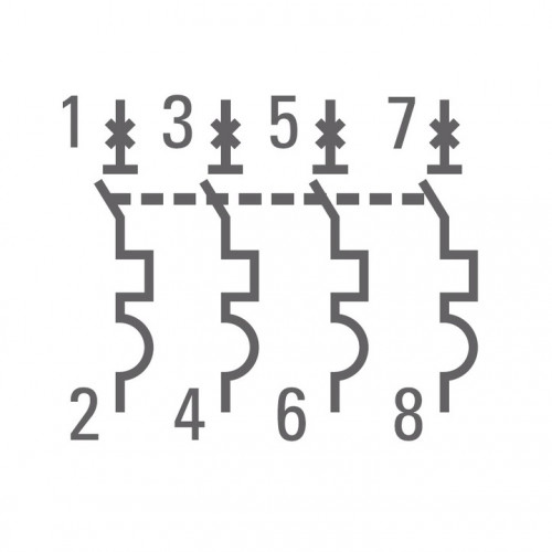Авт. выкл. 4P 2,5А (C) 4,5kA ВА 47-63 EKF