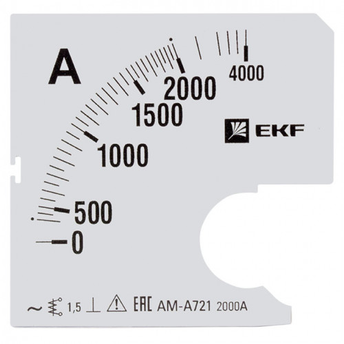 Шкала сменная для A721 2000/5А-1,5 EKF