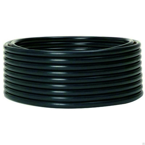 Труба гладкая ПНД жест. d50 мм (100 м) черн. EKF-Plast