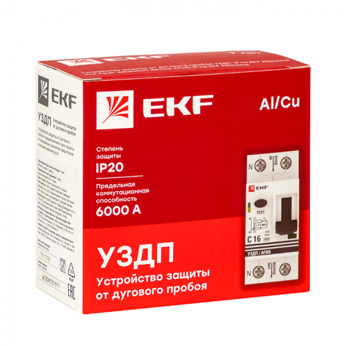 УЗДП с авт.выкл. 1P+N 32А (С) 6кА EKF PROxima