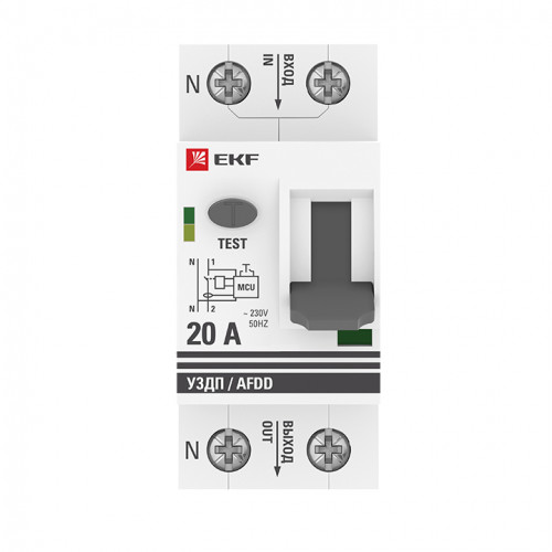 УЗДП 1P+N 20А EKF PROxima
