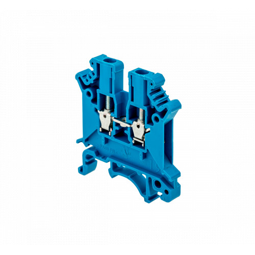 Клемма винтовая проходная, 2.5 мм², синяя MTU-2.5BL