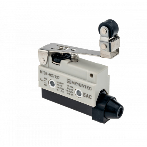 Выключатель концевой, IP54, рычаг с поворотным роликом MTB4-MS7127