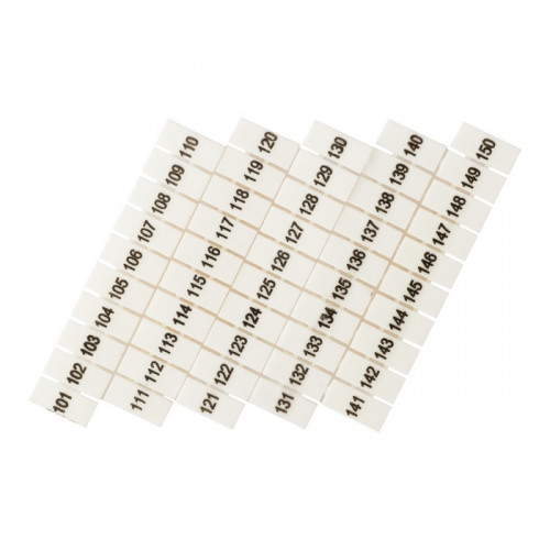 Маркеры для JXB-ST 2,5 с нумерацией 100-150 (100 шт.) EKF