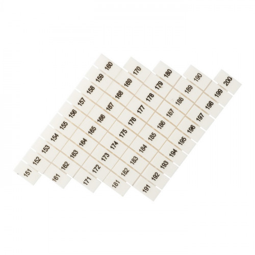 Маркеры для JXB-ST 1,5 с нумерацией 150-200 (100 шт.) EKF