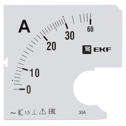 Шкала сменная для A961 30/5А-1,5 EKF