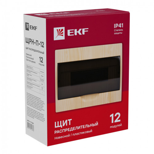 ЩРН-П-12 светлое дерево IP41 EKF PROxima