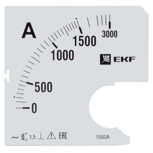 Шкала сменная для A961 1500/5А-1,5 EKF