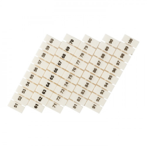 Маркеры для JXB-ST 1,5 с нумерацией 50-100 (100 шт.) EKF