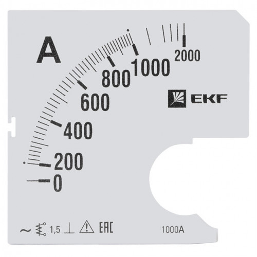 Шкала сменная для A961 1000/5А-1,5 EKF