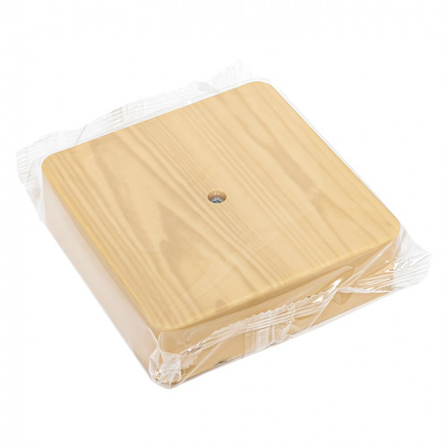 Коробка разветвительная KMP-030-032 (100х100х28) светл. дер. EKF PROxima