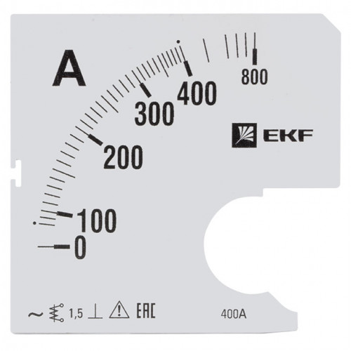 Шкала сменная для A961 400/5А-1,5 EKF