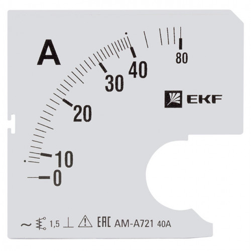 Шкала сменная для A721 40/5А-1,5 EKF