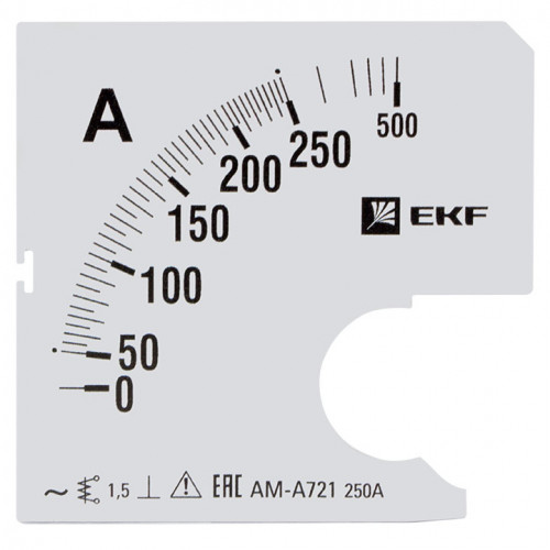 Шкала сменная для A721 250/5А-1,5 EKF